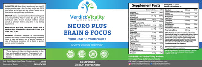 NEURO PLUS BRAIN & FOCUS