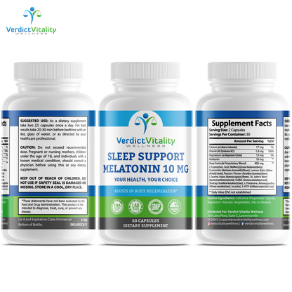 SLEEP SUPPORT MELATONIN 10 MG